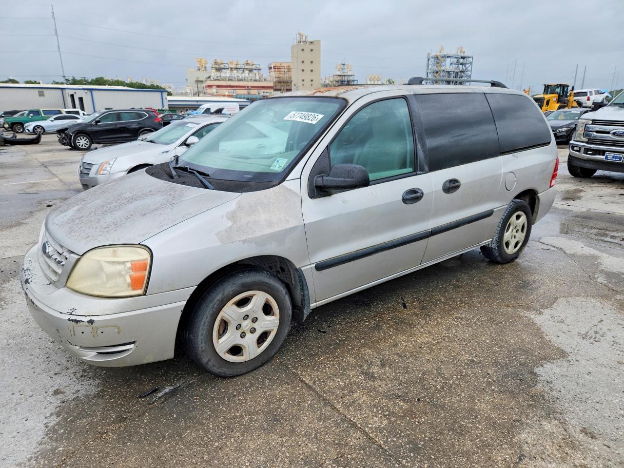 2006 Ford Freestar Se Silver vin: 2FMZA51606BA43101