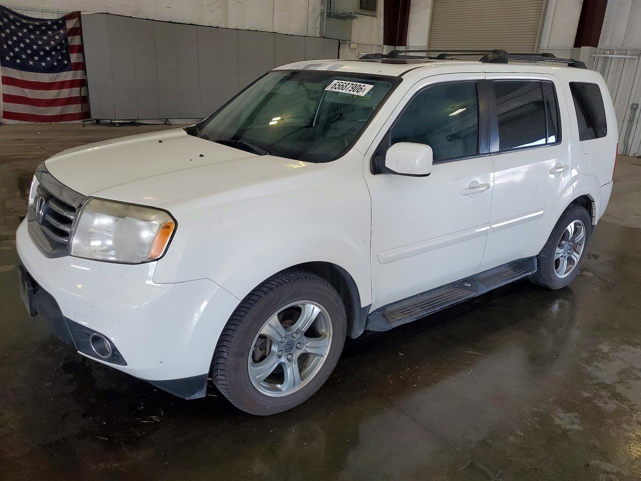 2015 Honda Pilot Se White vin: 5FNYF4H32FB008022
