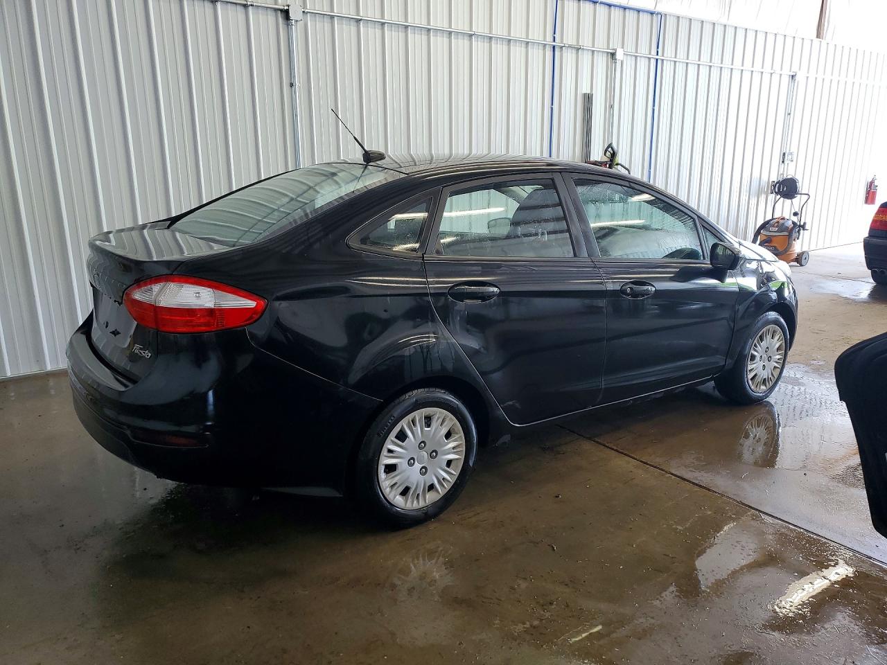 2015 Ford Fiesta S Black vin: 3FADP4AJ9FM158117