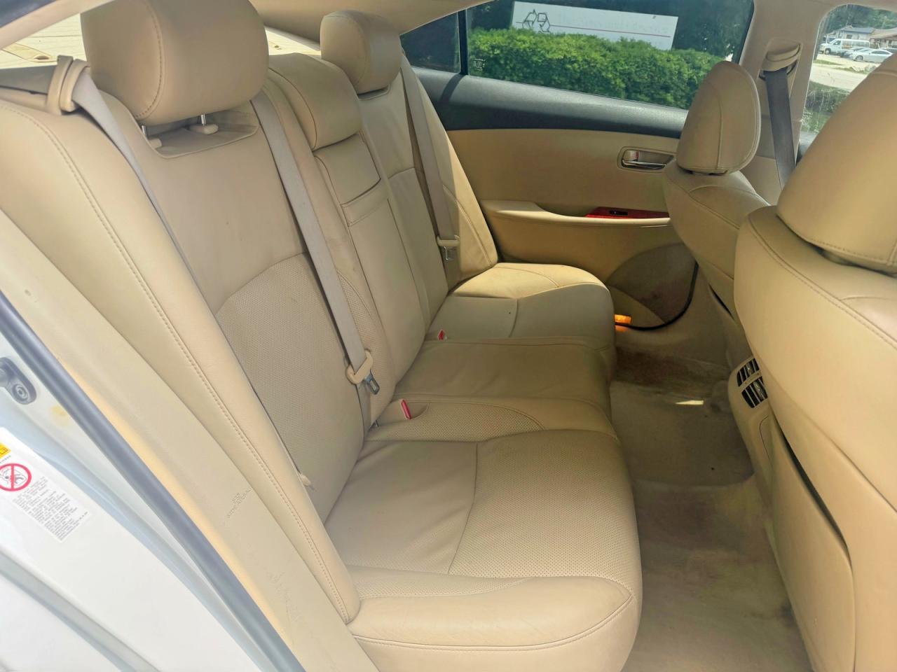 2008 Lexus Es 350 White vin: JTHBJ46G582224722