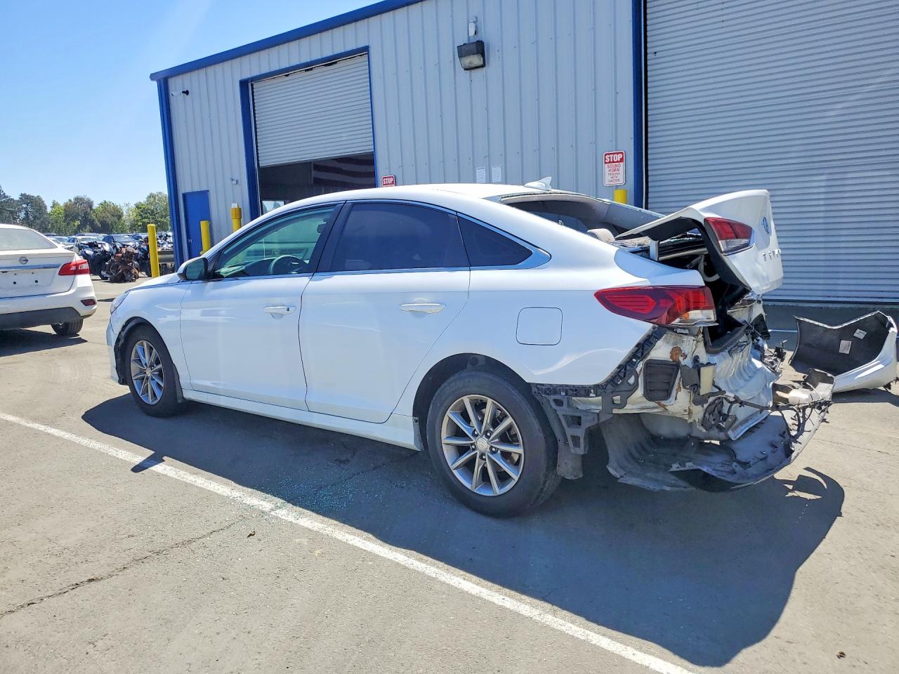 2018 Hyundai Sonata Se White vin: 5NPE24AF6JH680534