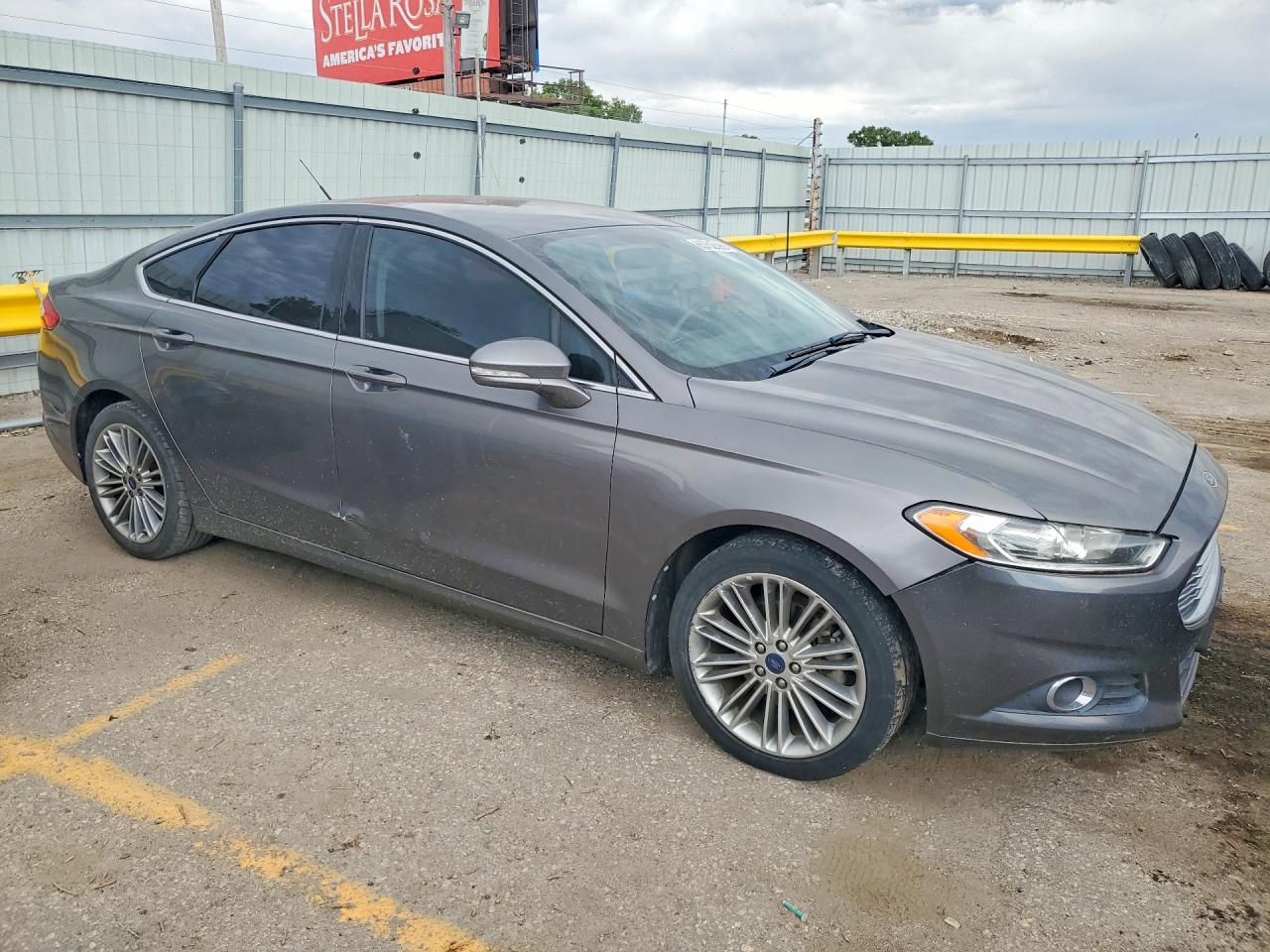 2013 Ford Fusion Se Gray vin: 3FA6P0HR1DR370281