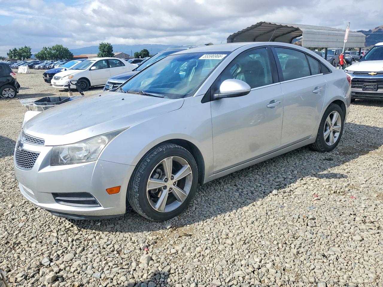 2014 Chevrolet Cruze Lt Gray vin: 1G1PE5SB5E7383288
