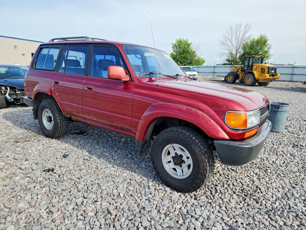 1991 Toyota Land Cruiser Fj80 Red vin: JT3FJ80W1M0012632