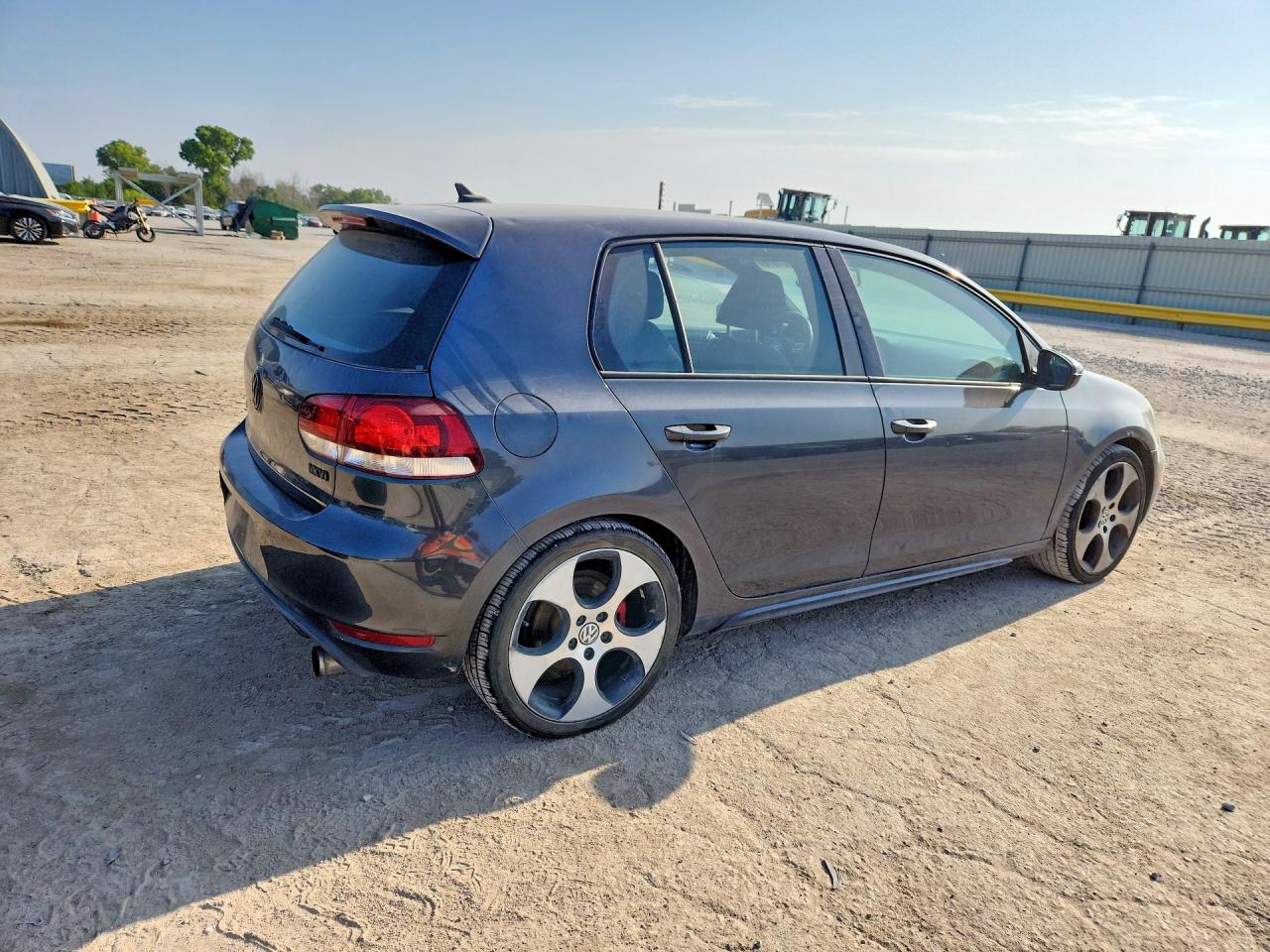 2012 Volkswagen Gti Черный vin: WVWHD7AJXCW145720