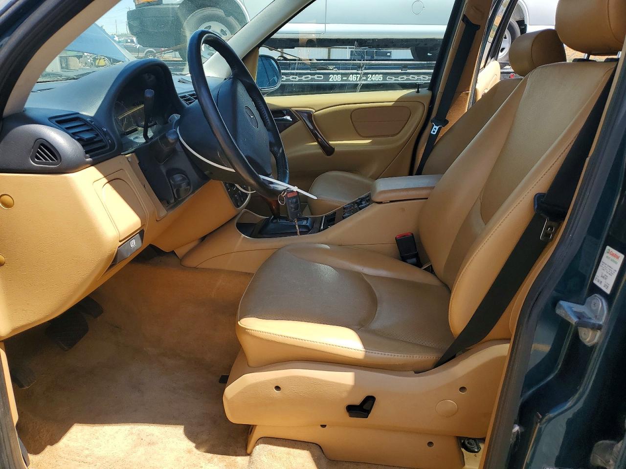 1999 Mercedes-benz Ml 430 Green vin: 4JGAB72E6XA067394