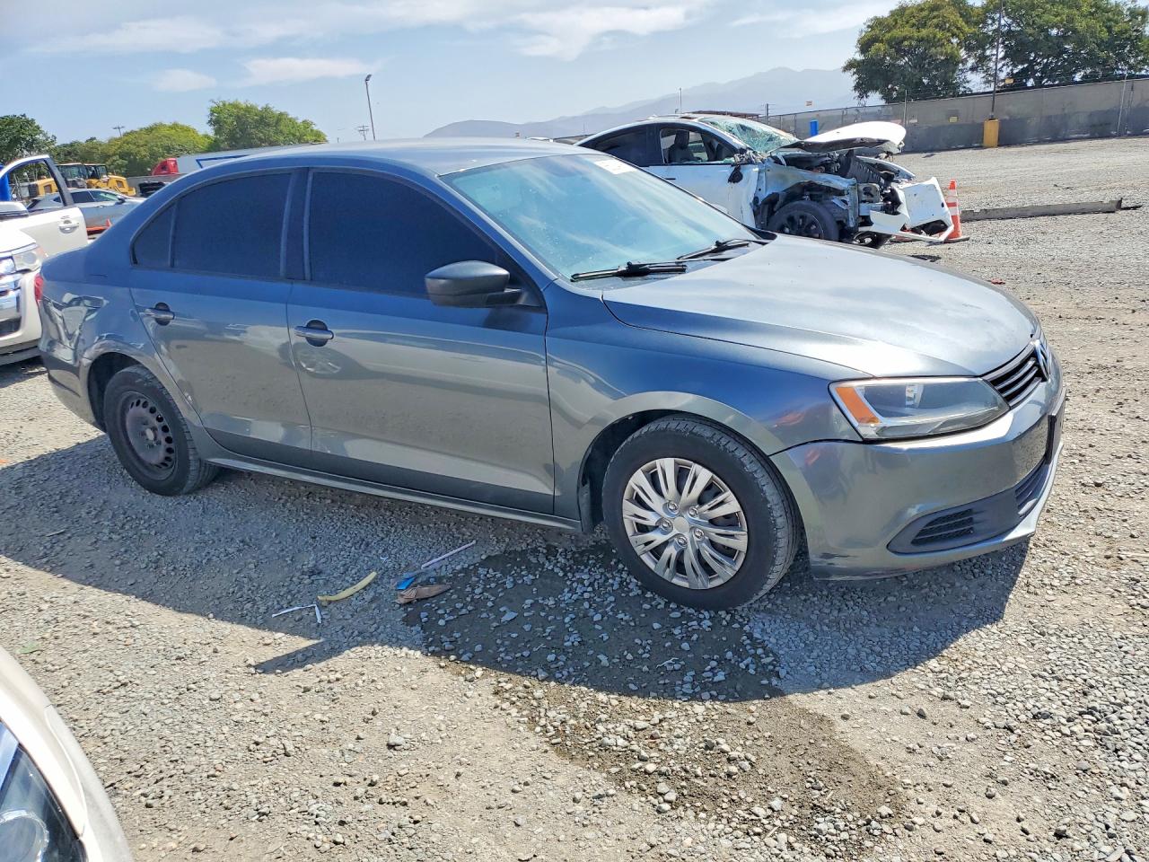 2011 Volkswagen Jetta Base Gray vin: 3VW2K7AJ3BM112341