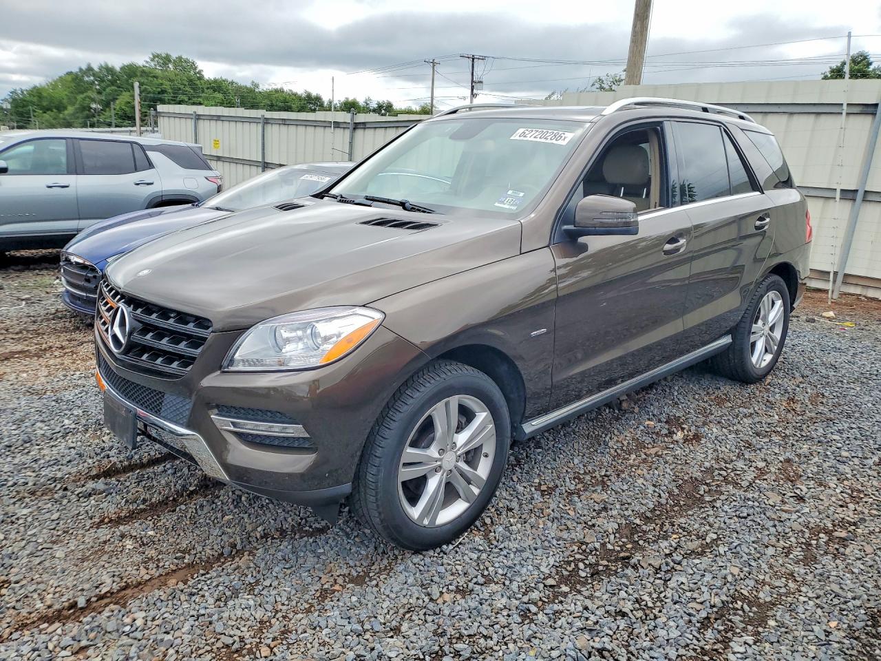2012 Mercedes-benz Ml 350 4matic Brown vin: 4JGDA5HB2CA024991
