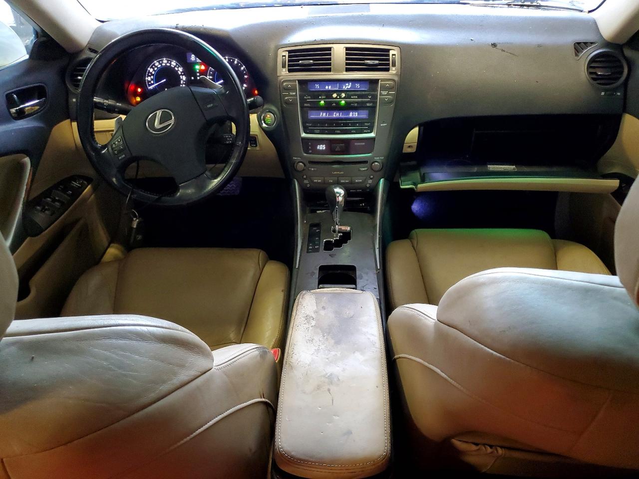 2008 Lexus Is 250 White vin: JTHBK262685080537