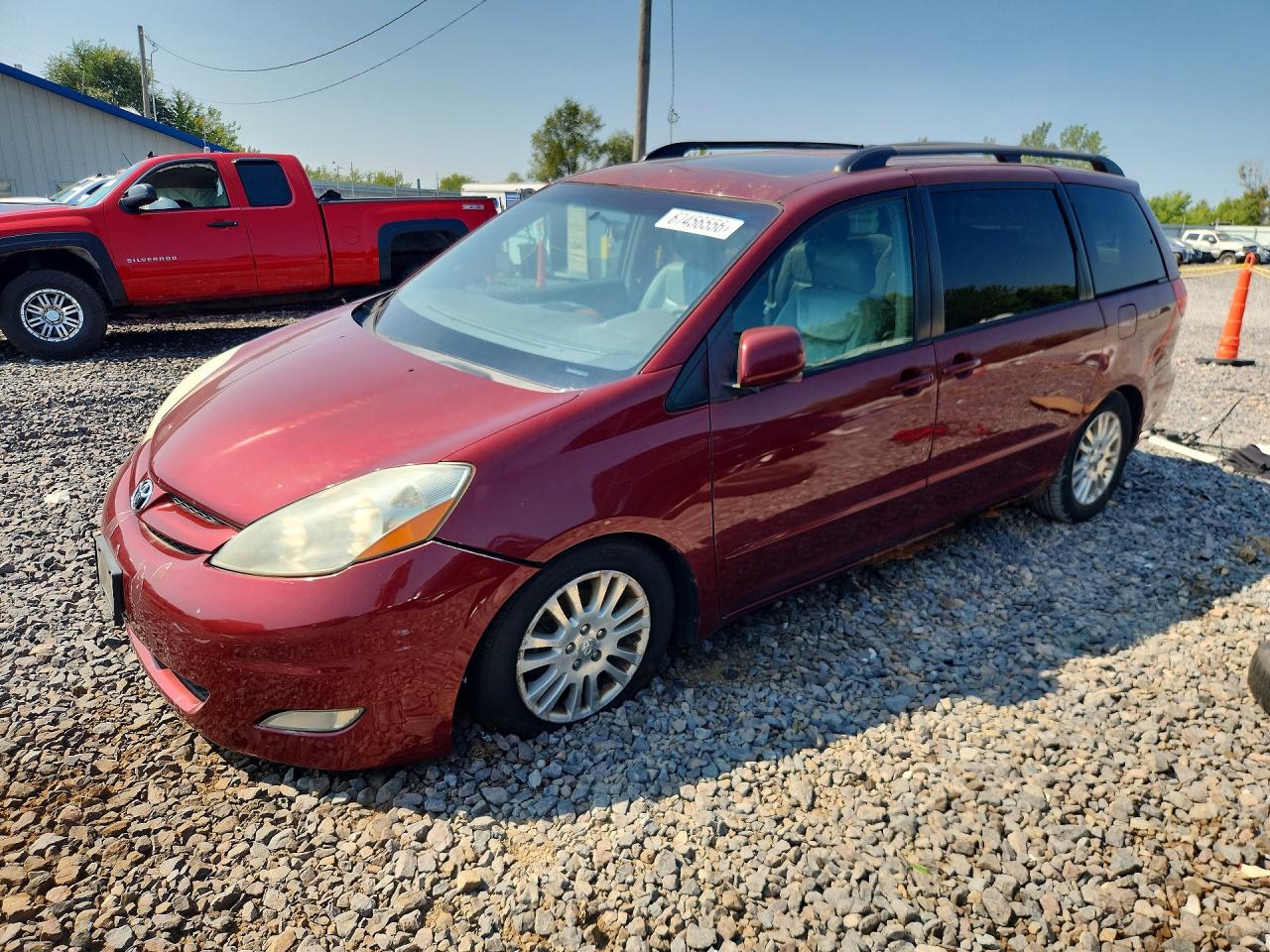 2008 Toyota Sienna Xle Темно-бордовый vin: 5TDZK22C48S169273