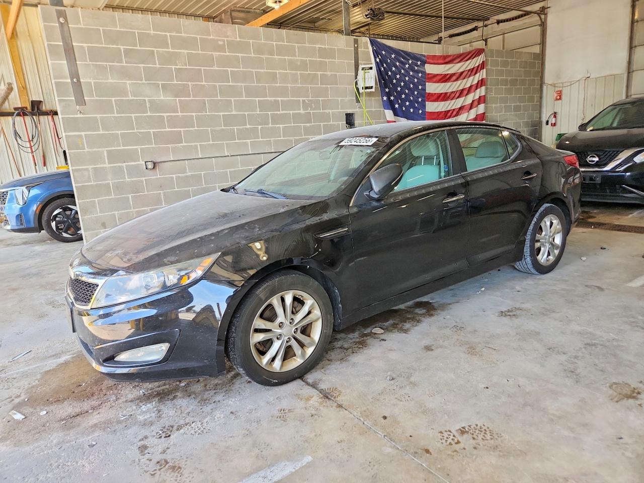 2013 Kia Optima Lx Black vin: 5XXGM4A71DG223755