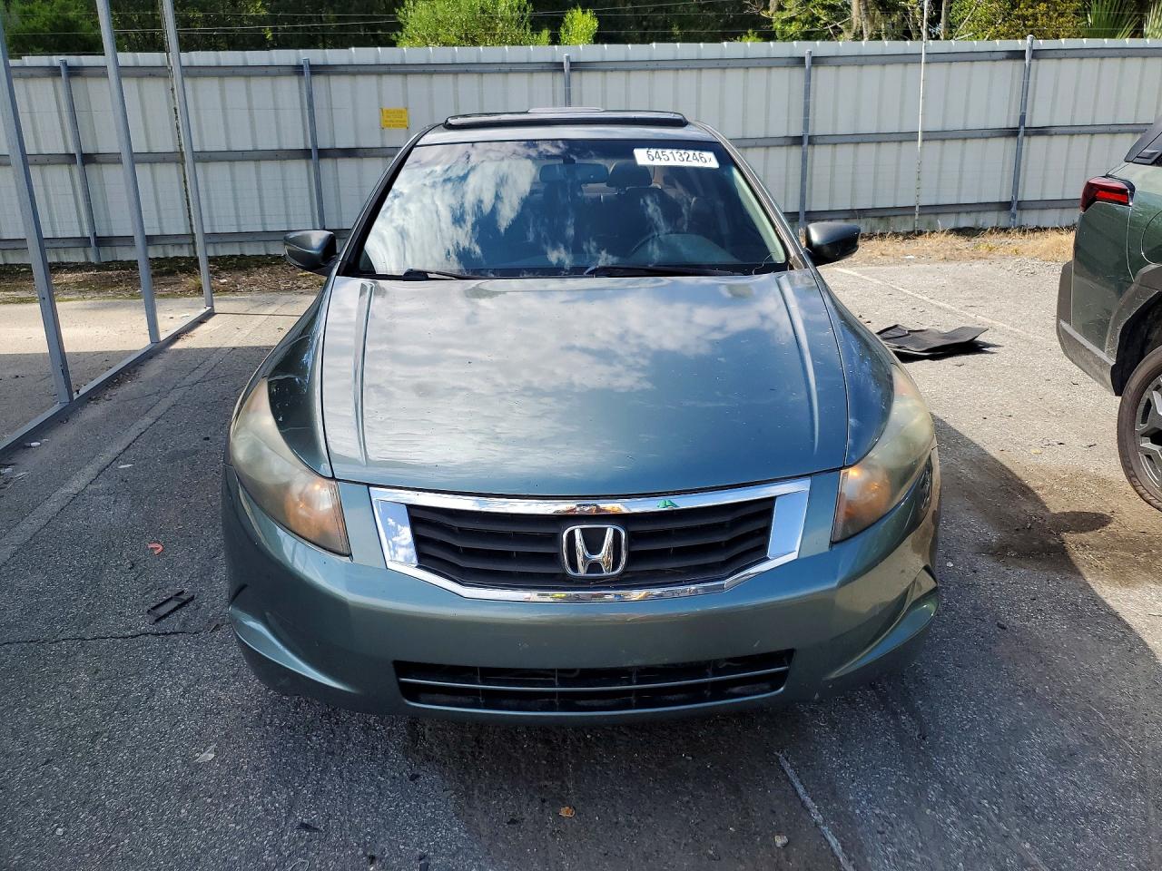 2008 Honda Accord Exl Green vin: 1HGCP26858A122393