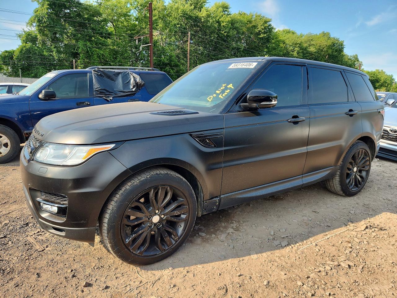 2015 Land Rover Range Rover Sport Hse Charcoal vin: SALWR2VF3FA540334