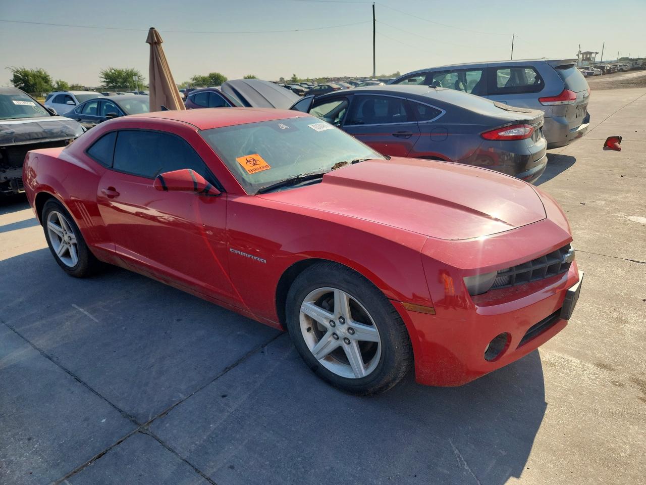2010 Chevrolet Camaro Lt Red vin: 2G1FB1EVXA9217232