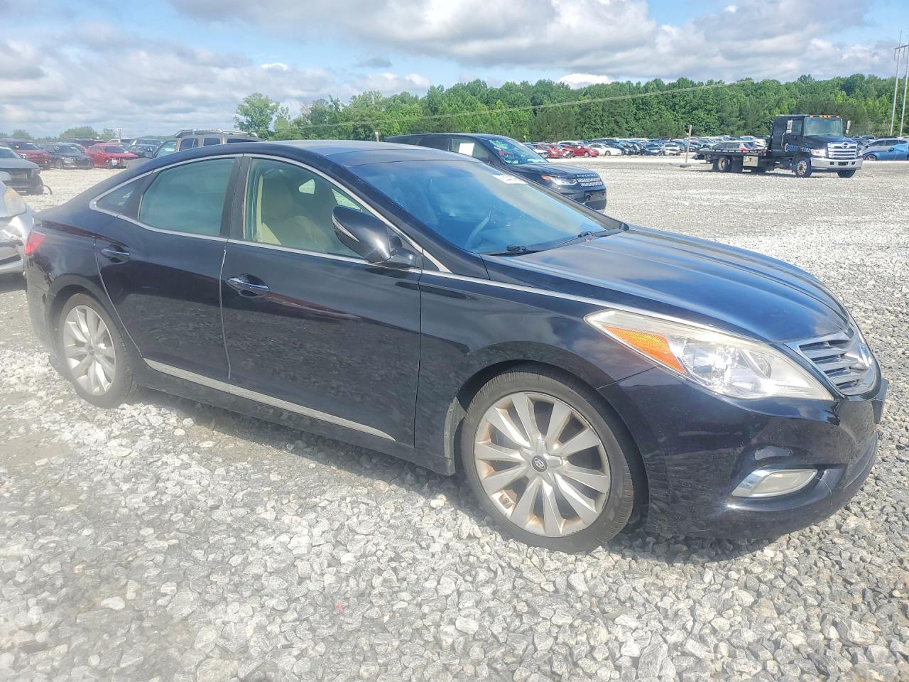 2013 Hyundai Azera Base Black vin: KMHFH4JGXDA308598