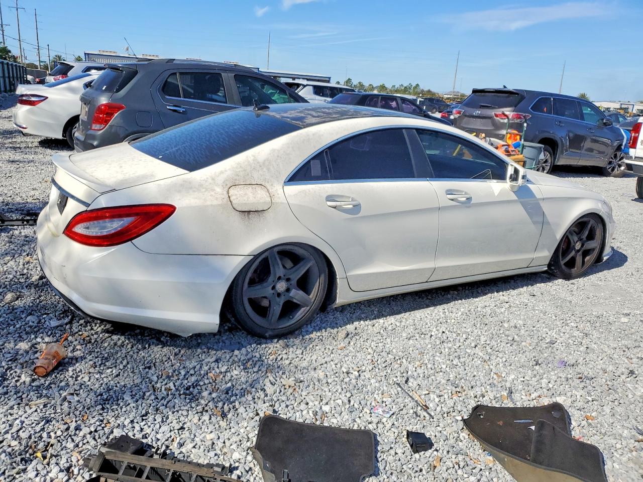 2014 Mercedes-benz Cls 550 4matic Белый vin: WDDLJ9BB2EA127885