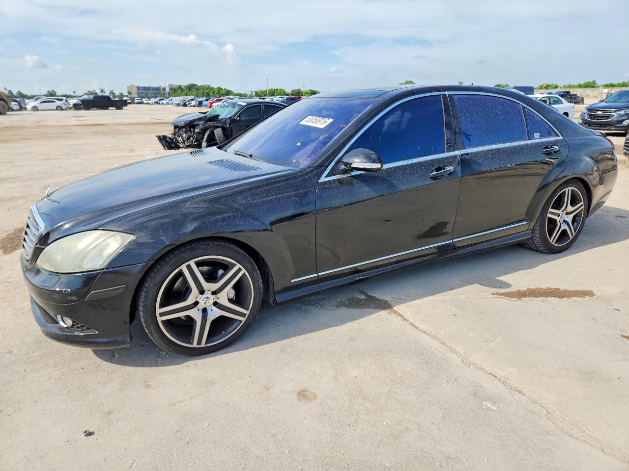 2007 Mercedes-benz S 550 Black vin: WDDNG71X37A139586