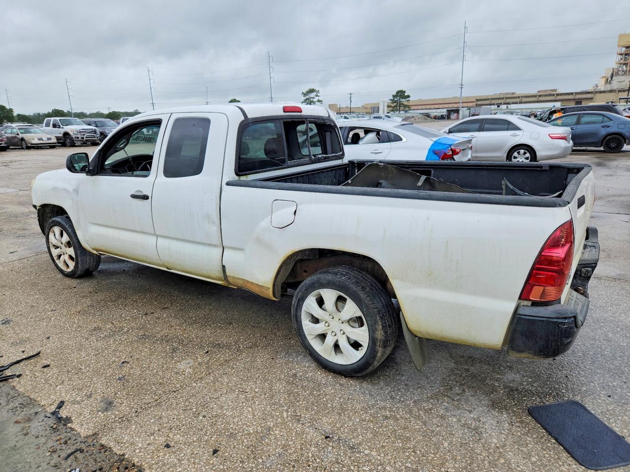 2007 Toyota Tacoma Access Cab White vin: 5TETX22N17Z443121