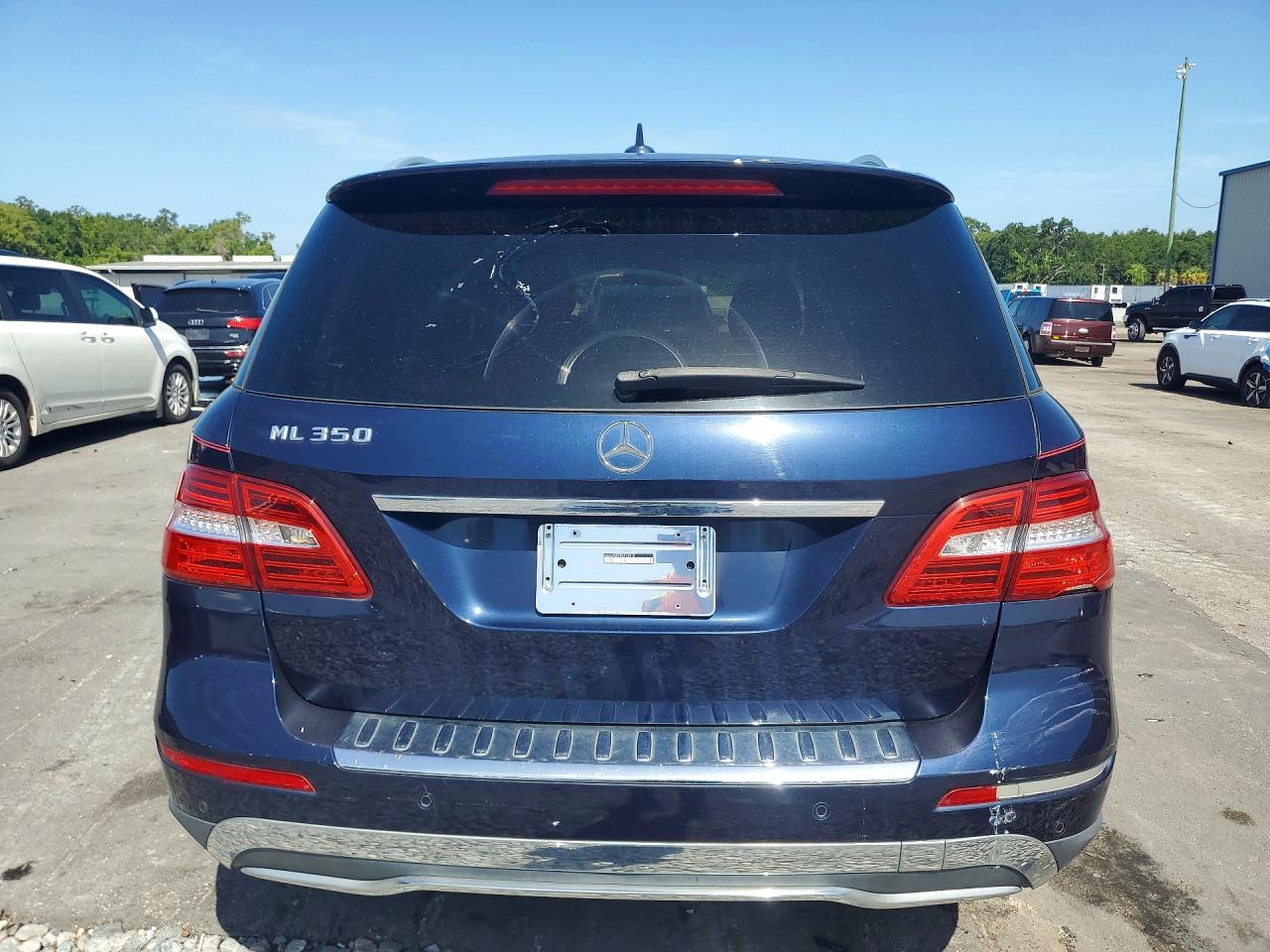 2014 Mercedes-benz Ml 350 Blue vin: 4JGDA5JB7EA416510