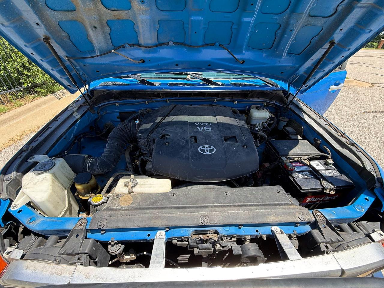2007 Toyota Fj Cruiser Base Blue vin: JTEBU11F170076998