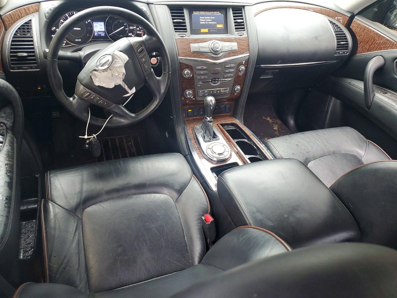 2019 Nissan Armada Sl Black vin: JN8AY2NDXK9093097
