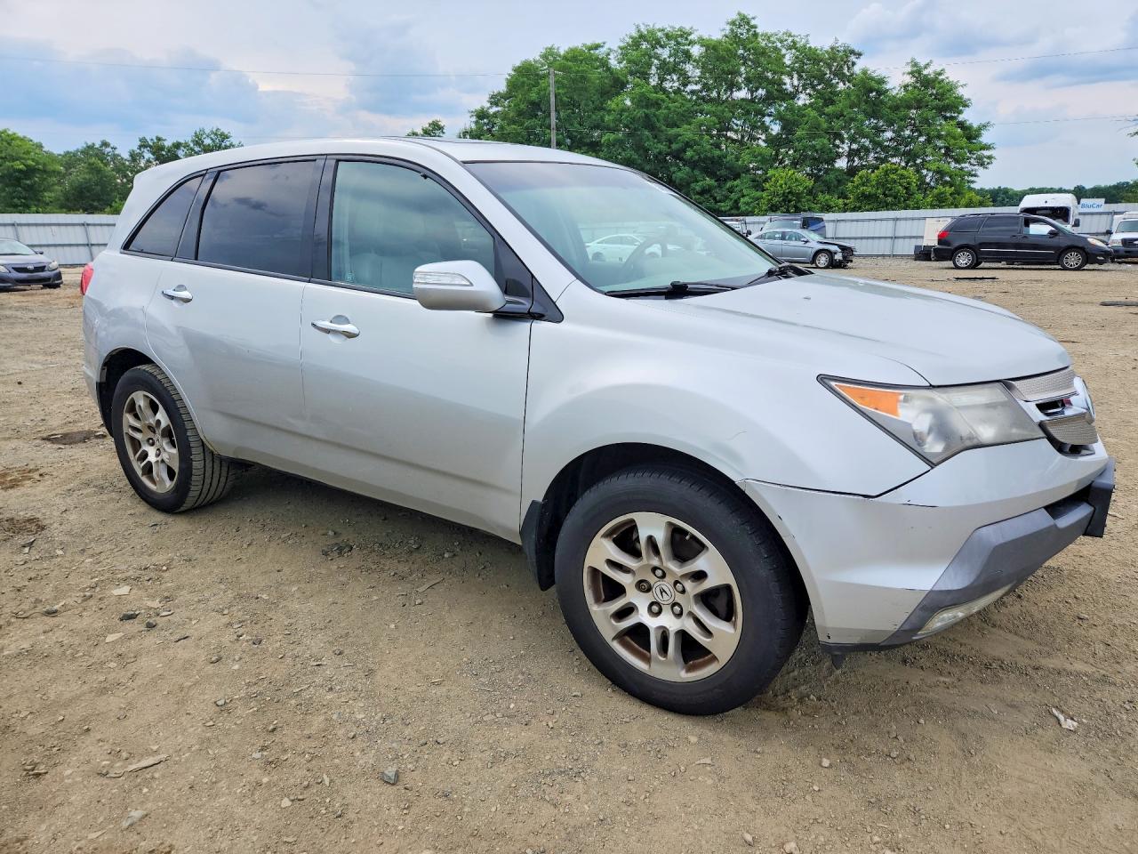 2009 Acura Mdx Silver vin: 2HNYD28669H533663