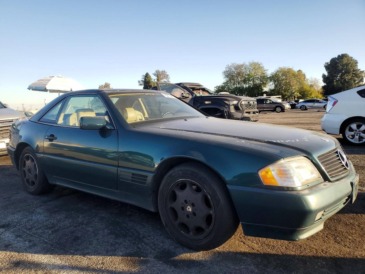 1994 Mercedes-benz Sl 320 Green vin: WDBFA63E0RF101243