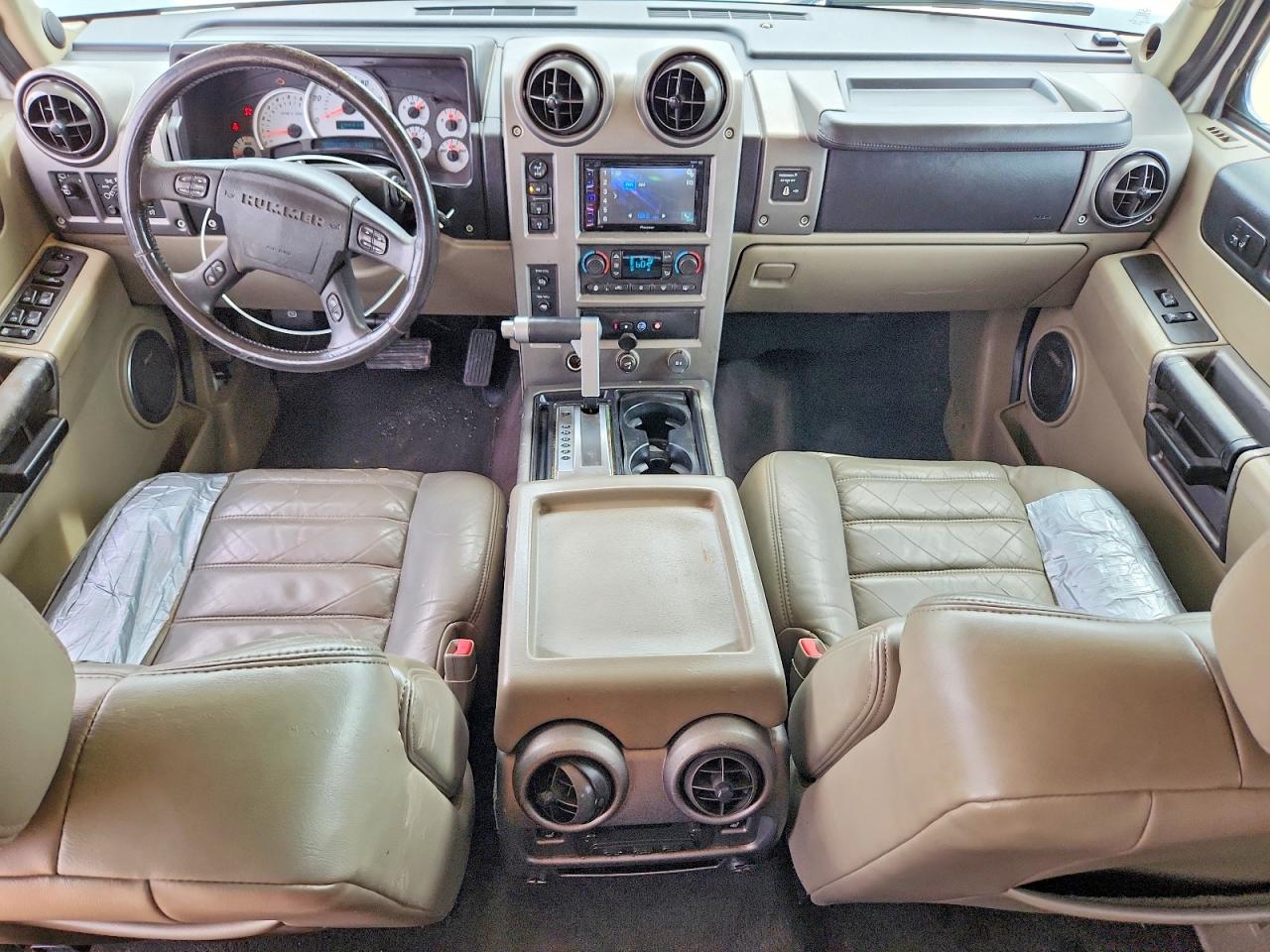 2003 Hummer H2 Белый vin: 5GRGN23U53H122951