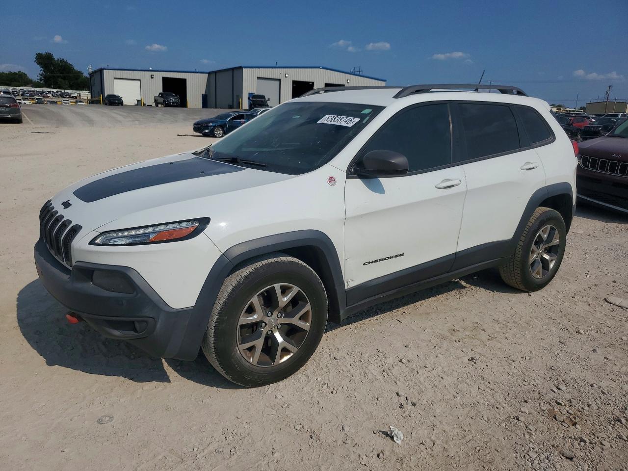 2015 Jeep Cherokee Trailhawk White vin: 1C4PJMBS1FW511451