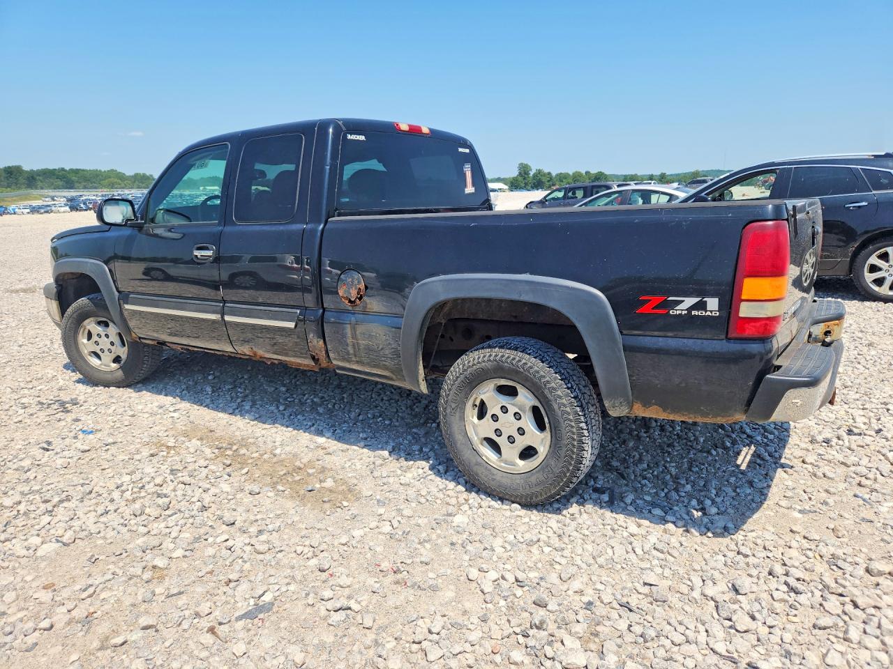 2004 Chevrolet Silverado K1500 Black vin: 1GCEK19T14E135449