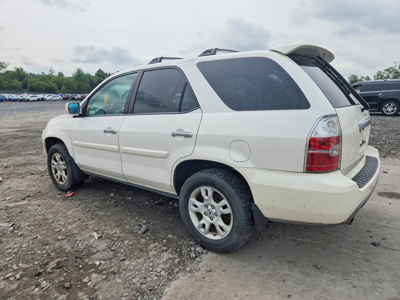 2006 Acura Mdx Touring White vin: 2HNYD18906H541645
