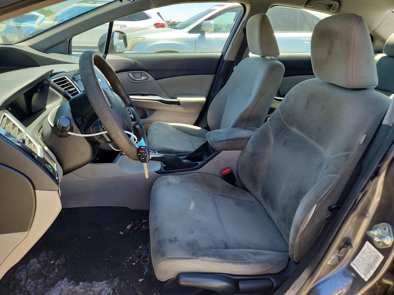 2013 Honda Civic Lx Charcoal vin: 19XFB2F53DE088736