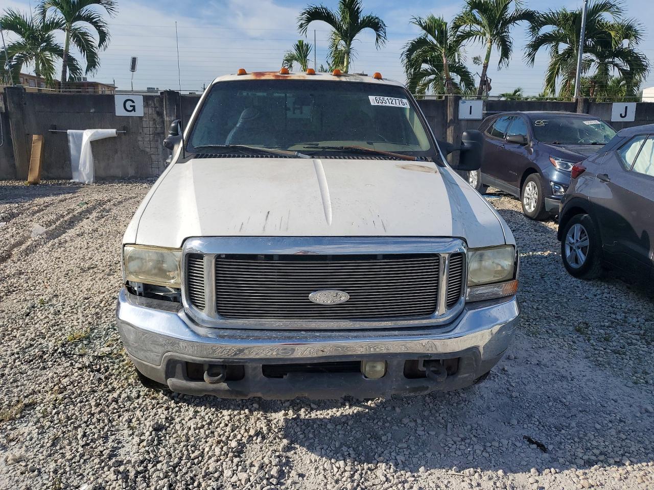1999 Ford F350 Srw Super Duty White vin: 1FTSX30S2XEA55604