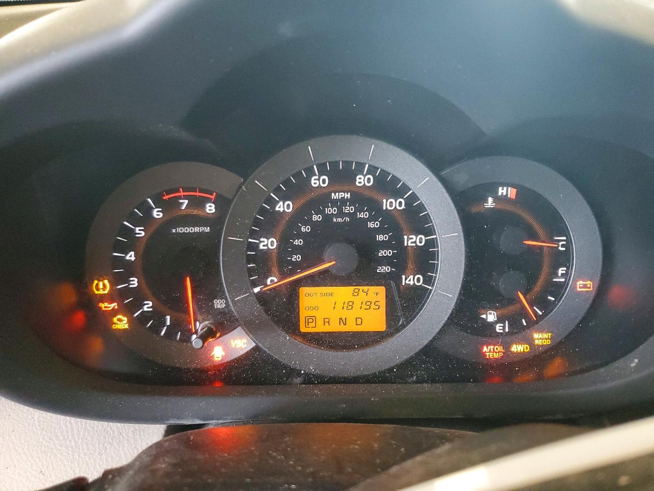 2007 Toyota Rav4 Base Blue vin: JTMBD33V275091968