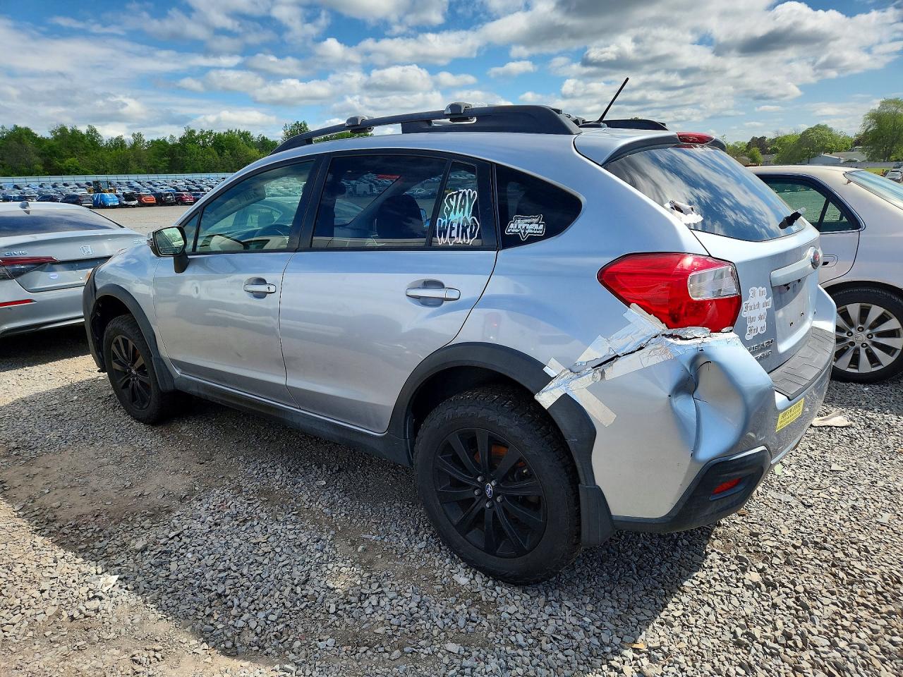 2015 Subaru Xv Crosstrek Sport Limited Silver vin: JF2GPASC9F8230817