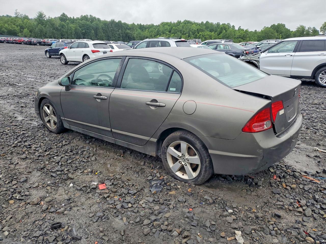 2008 Honda Civic Ex Gray vin: 2HGFA16808H524090