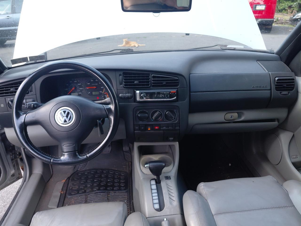 2002 Volkswagen Cabrio Glx Silver vin: 3VWDC21V82M807376