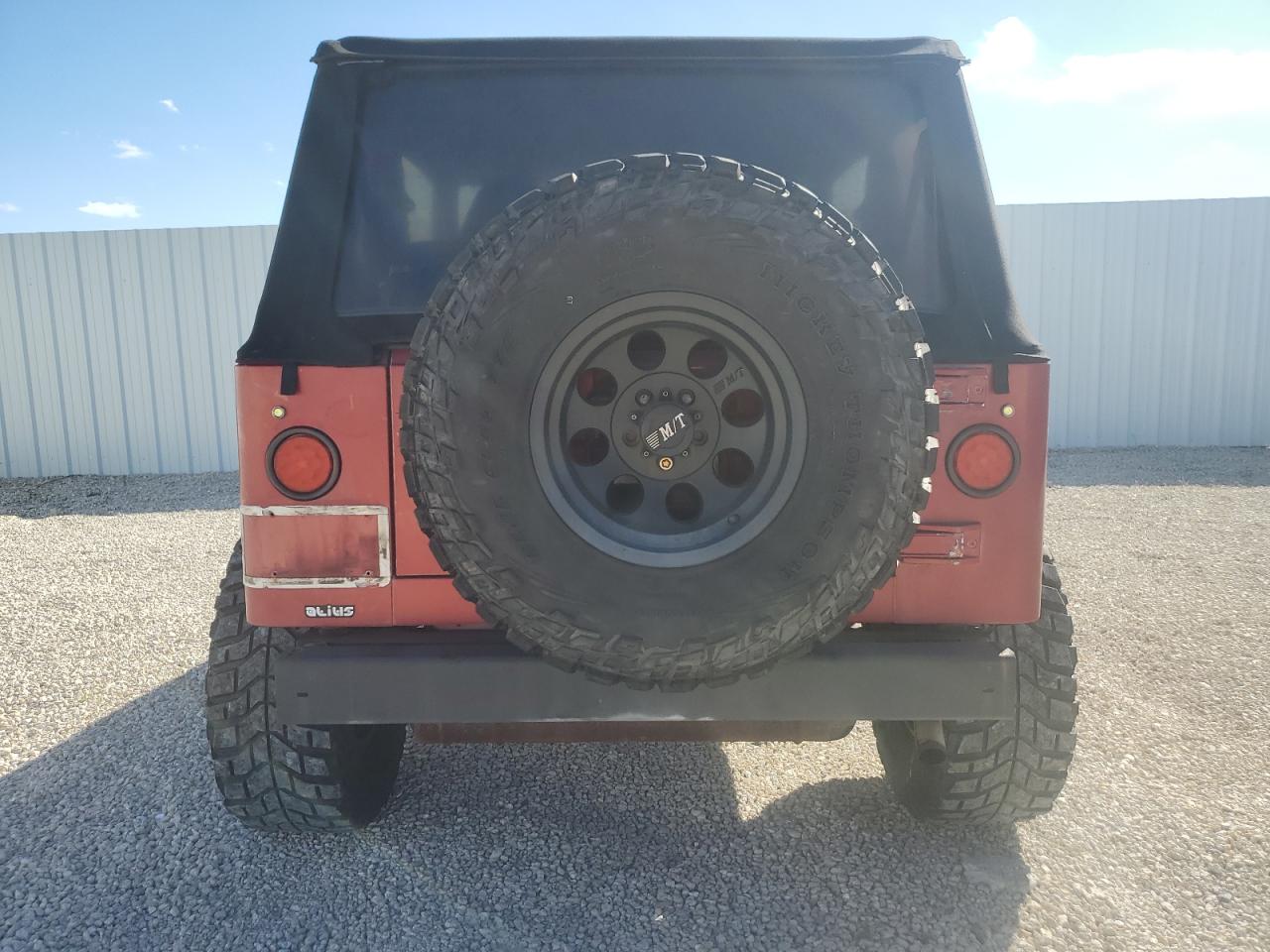 1999 Jeep Wrangler / Tj Sport Красный vin: 1J4FY19S3XP479572