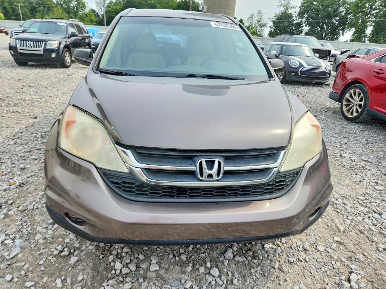 2010 Honda Cr-v Lx Gray vin: 5J6RE4H38AL033255