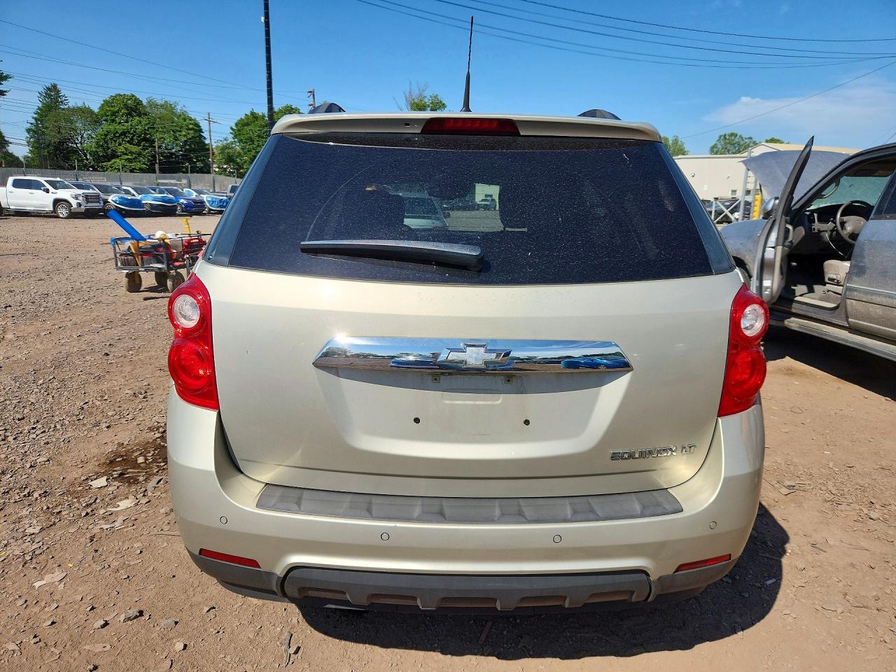 2013 Chevrolet Equinox Lt Beige vin: 1GNALPEK2DZ107705