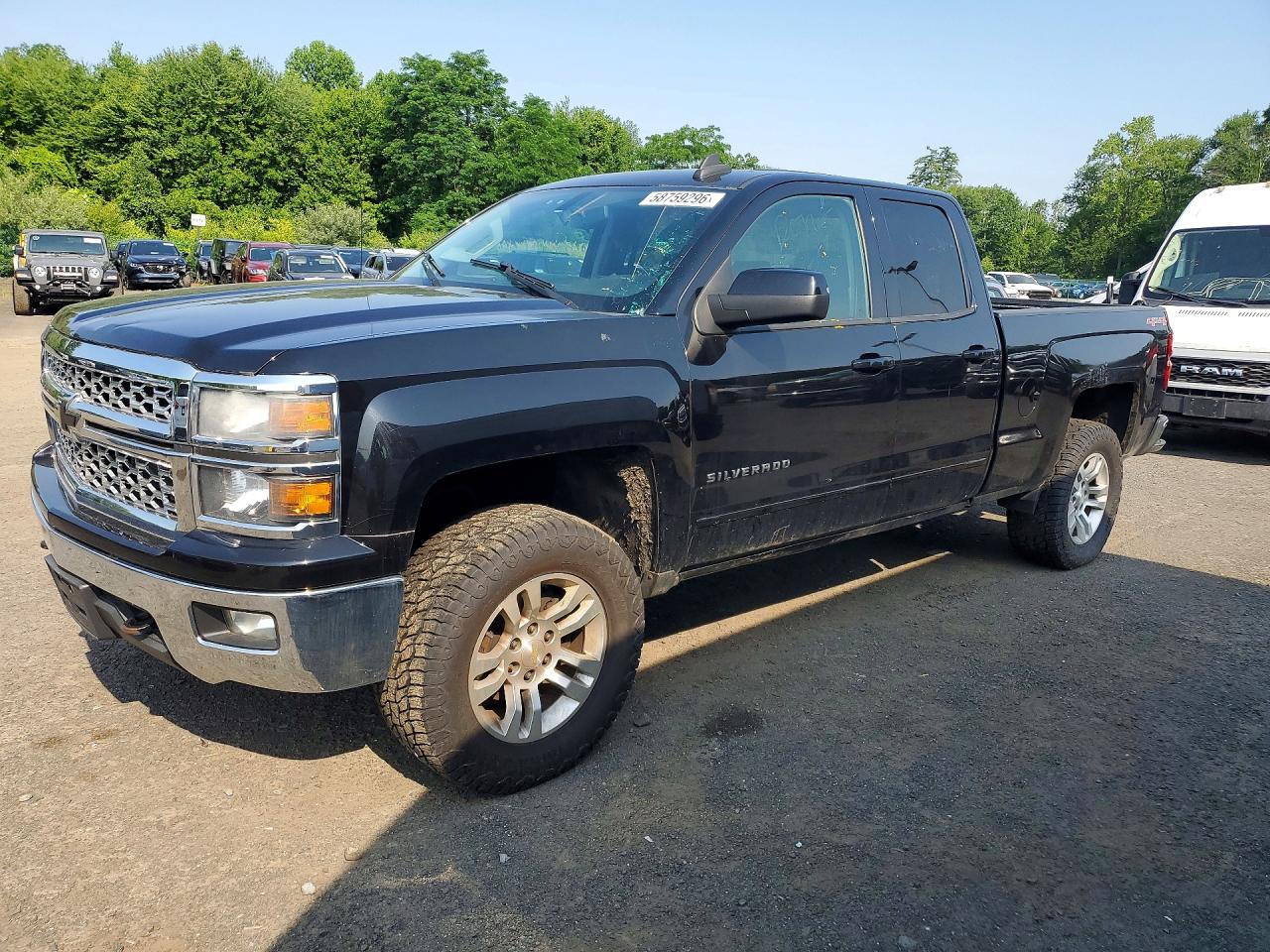2015 Chevrolet Silverado K1500 Lt Черный vin: 1GCVKREC7FZ321187