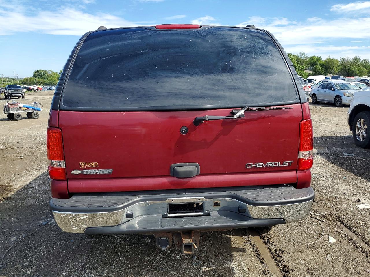 2005 Chevrolet Tahoe K1500 Burgundy vin: 1GNEK13T85J153889