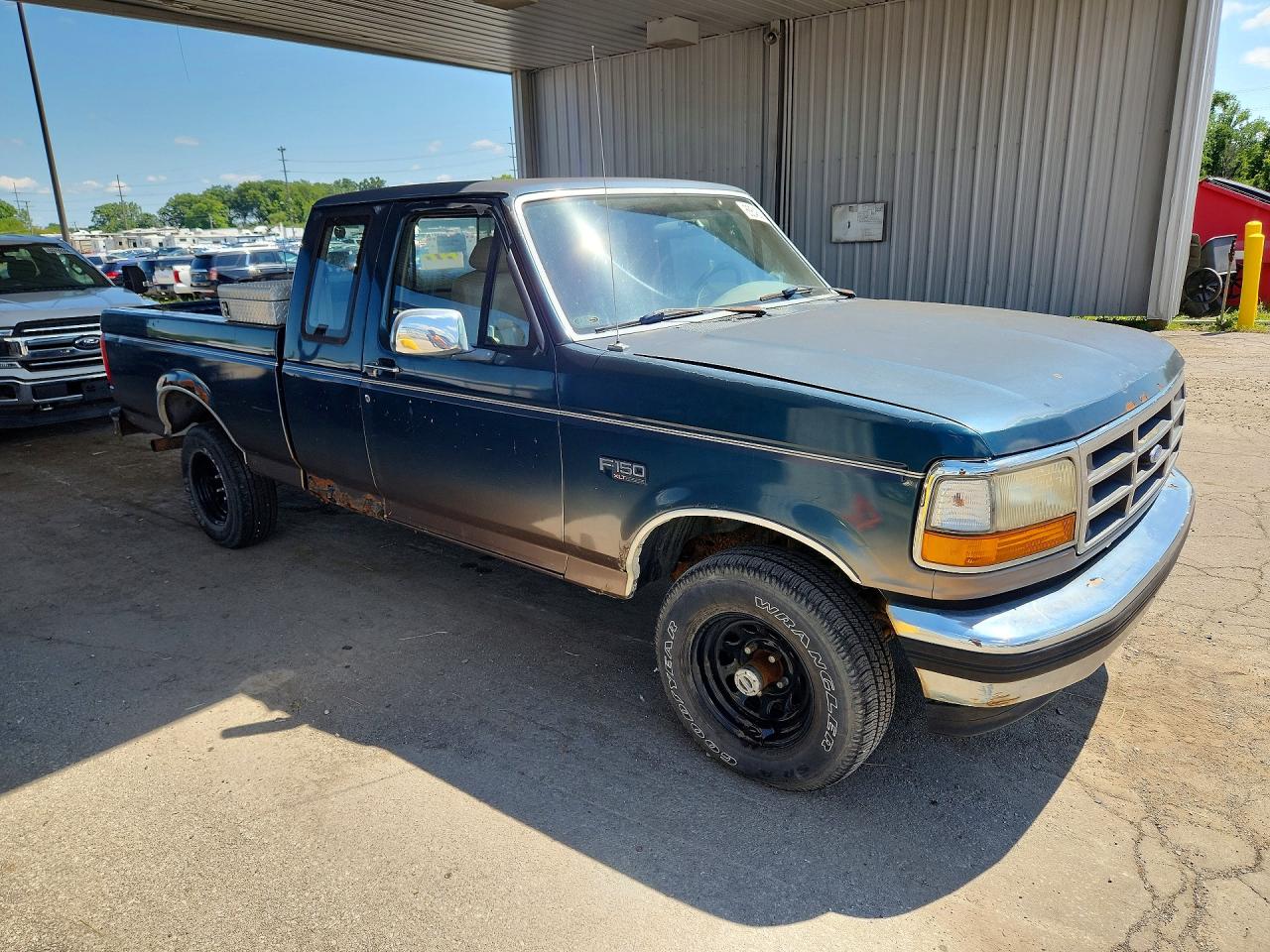 1995 Ford F150 Green vin: 1FTEX14HXSKB22394