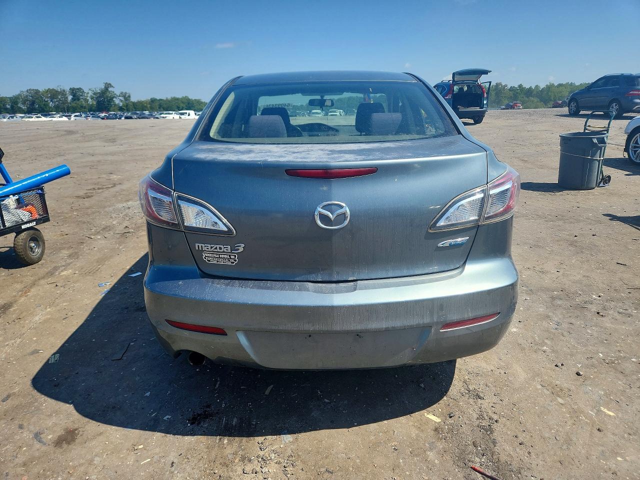 2012 Mazda 3 I Green vin: JM1BL1V71C1647212