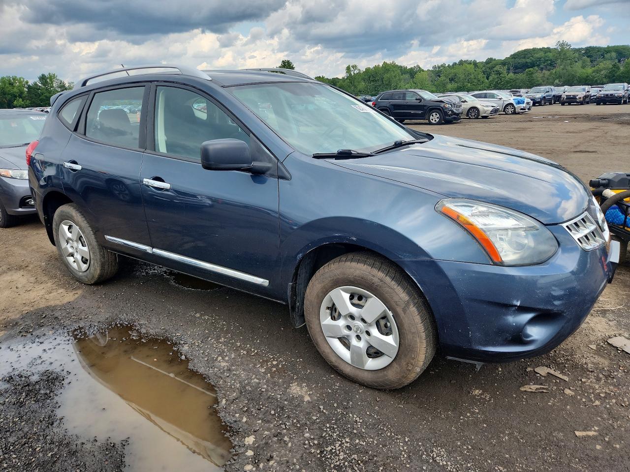 2014 Nissan Rogue Select S Blue vin: JN8AS5MT7EW601527