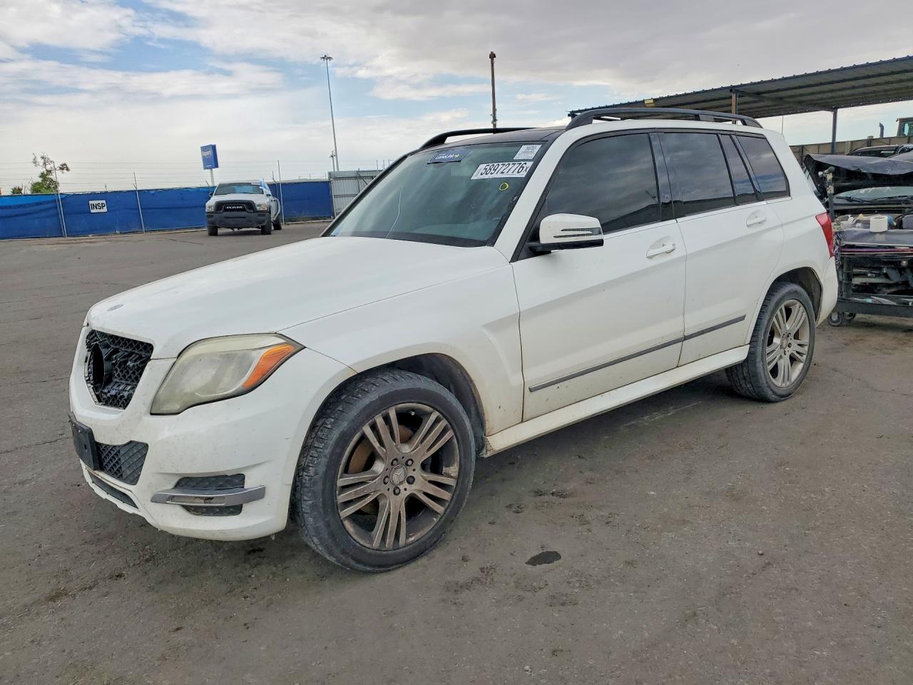 2015 Mercedes-benz Glk 350 4matic White vin: WDCGG8JB6FG393795