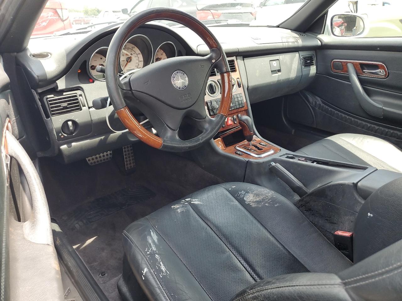 2001 Mercedes-benz Slk 320 Silver vin: WDBKK65F11F206993