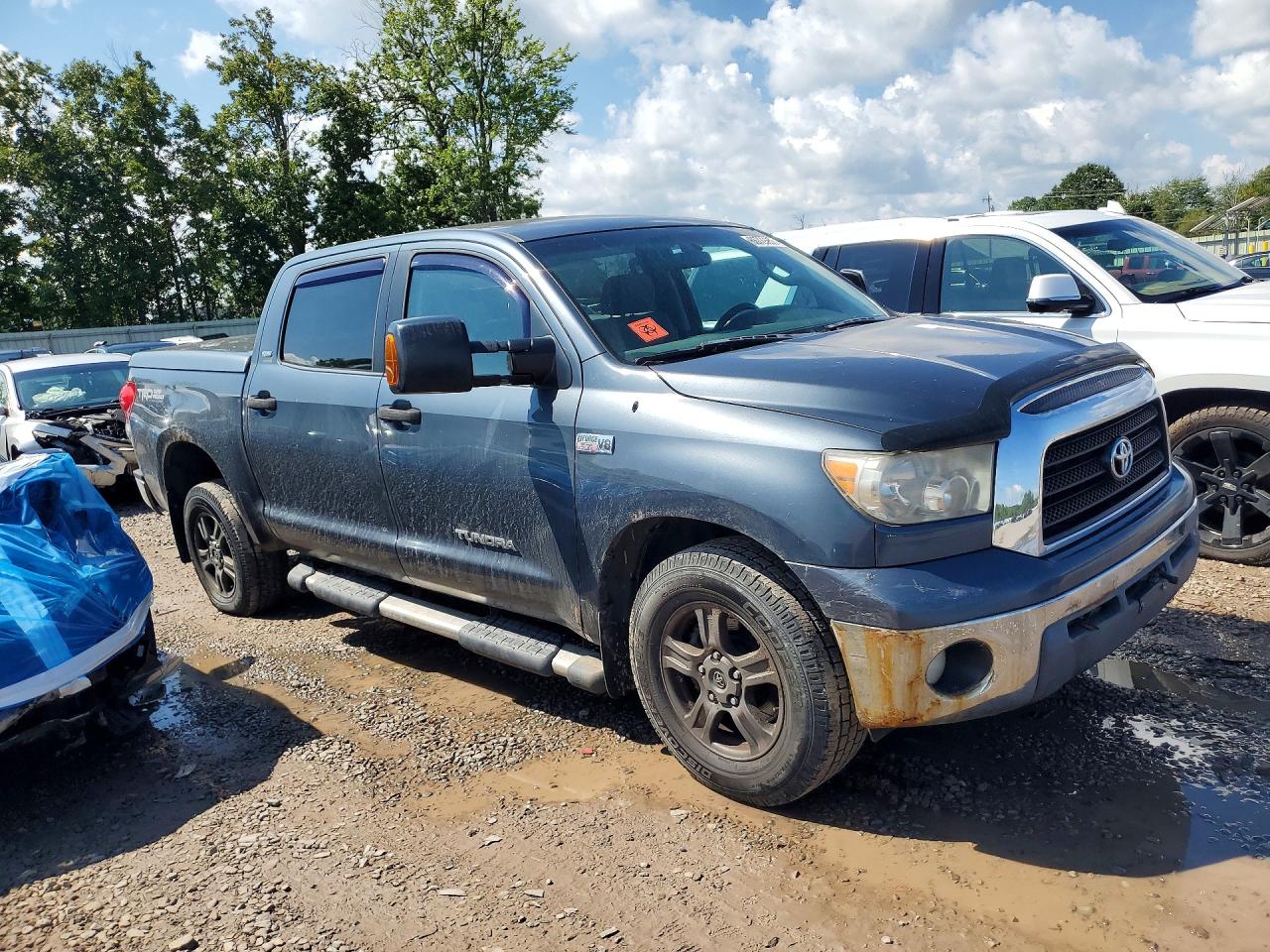 2008 Toyota Tundra Sr5 Gray vin: 5TBDV541X8S507024