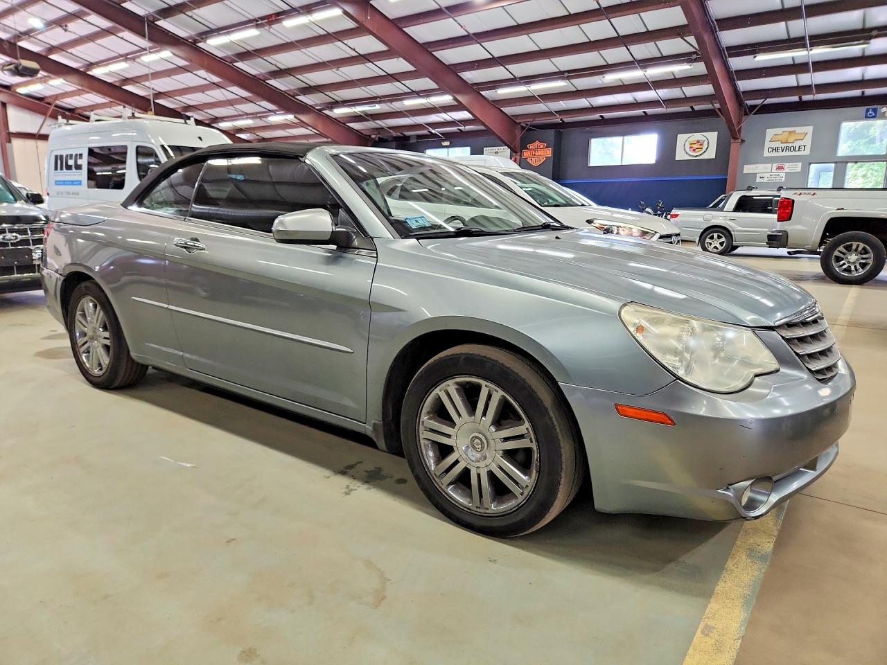 2008 Chrysler Sebring Limited Silver vin: 1C3LC65M18N264222