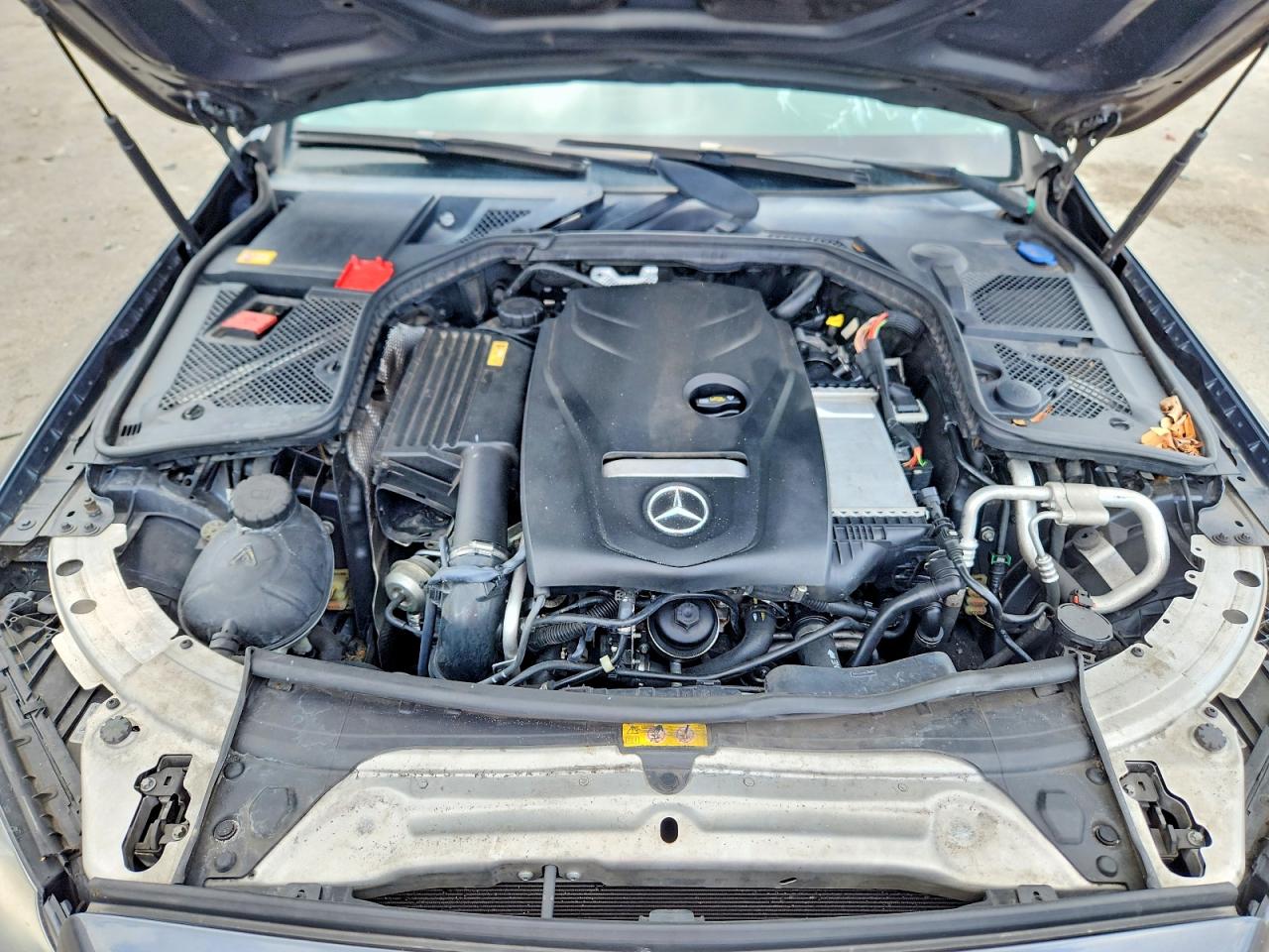 2015 Mercedes-benz C 300 Gray vin: 55SWF4JB9FU048346